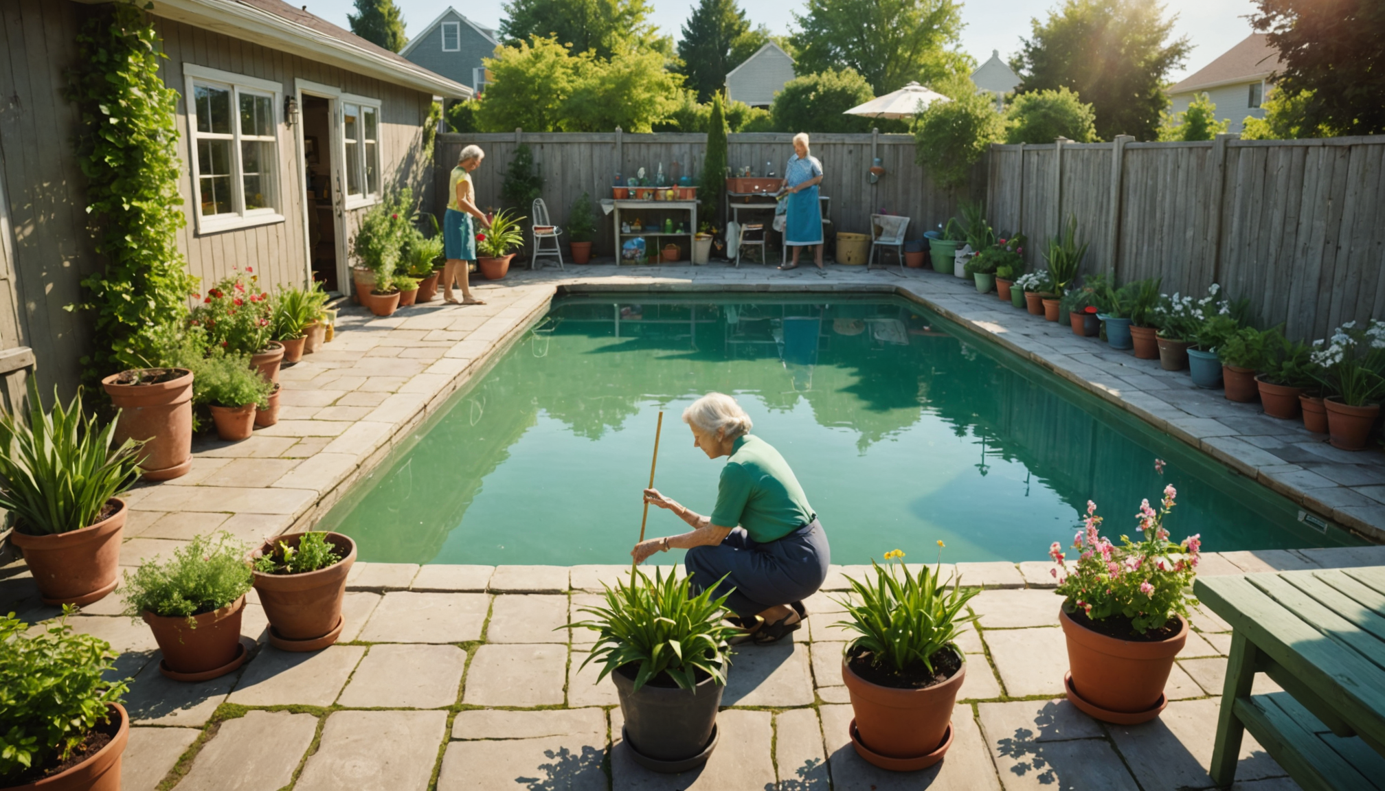 découvrez des astuces de grand-mère pour transformer votre eau de piscine verte en un oasis cristallin. apprenez des méthodes simples et efficaces pour un entretien naturel et écologique de votre piscine.