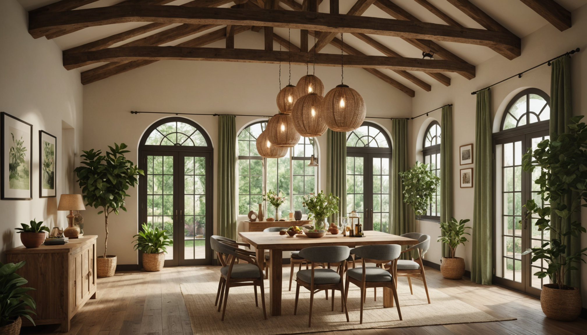 découvrez des idées créatives et raffinées pour décorer élégamment l’espace entre les poutres du plafond et sublimer votre intérieur avec style et originalité.