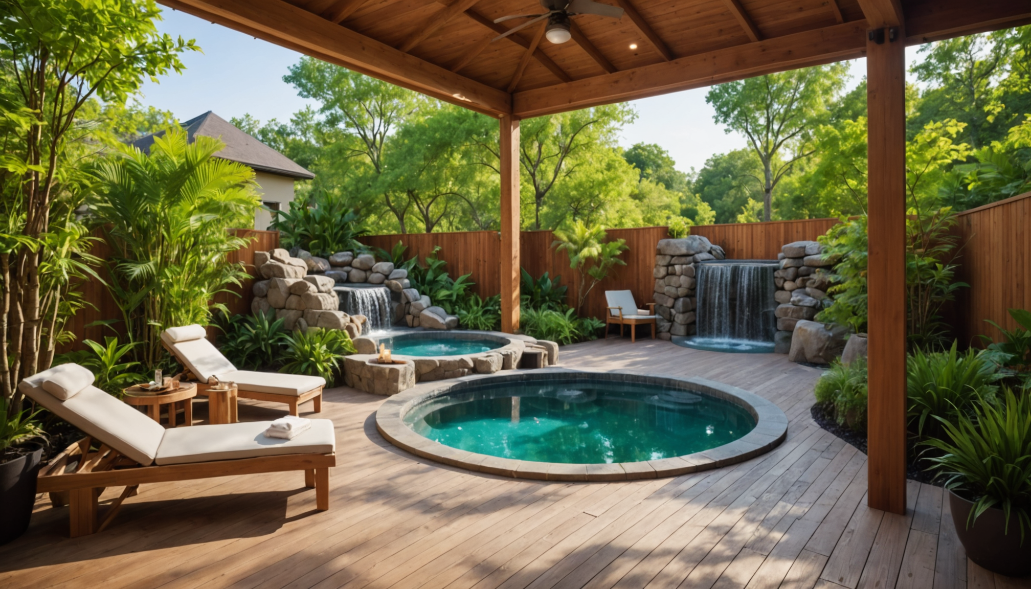 découvrez les nombreux bienfaits d'un spa extérieur : détente, bien-être, réduction du stress... craquez pour cette expérience unique et transformez votre jardin en véritable oasis de relaxation !