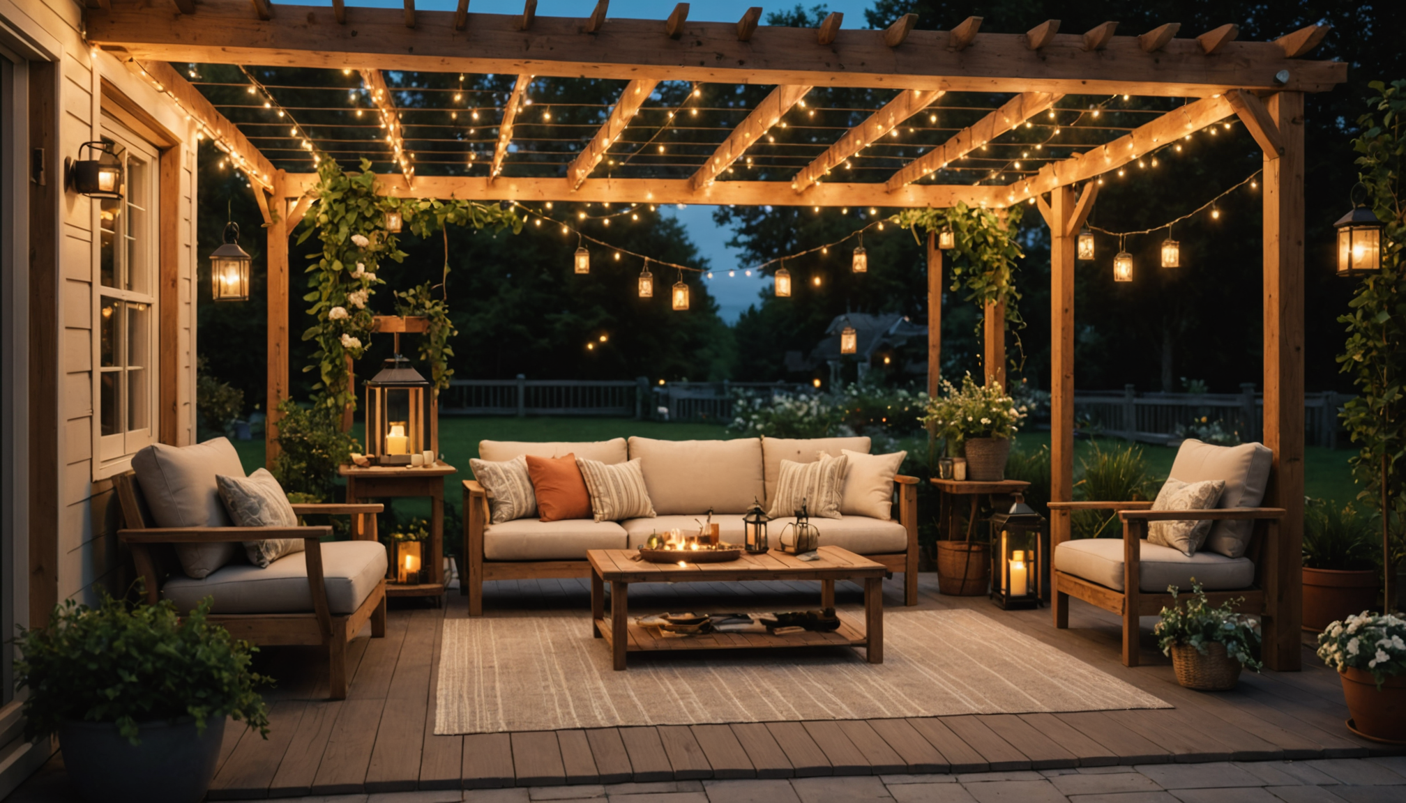 découvrez nos astuces déco pour transformer votre pergola en un havre de paix chaleureux et créer un espace détente cosy où vous pourrez vous relaxer en toute sérénité.