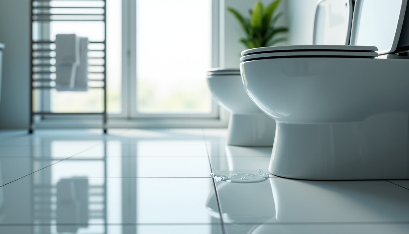 Que faire face à des toilettes qui fuient par le bas ?
