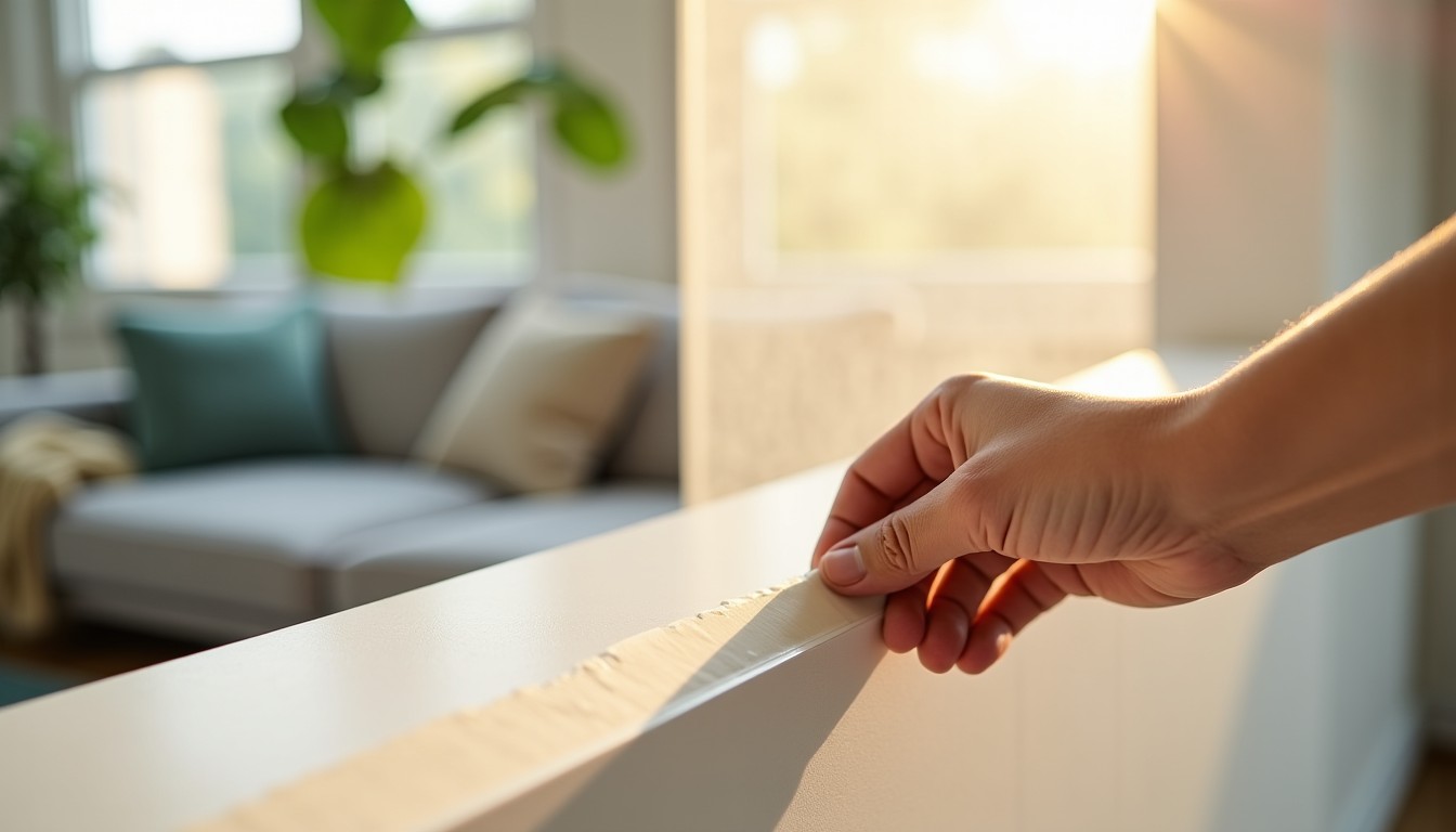À quel moment retirer le ruban de masquage pour un résultat impeccable ?